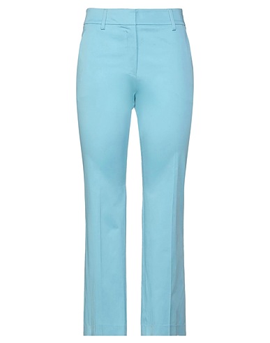 TRUE ROYAL Casual pants Sky blue 96% Cotton, 4% Elastane
