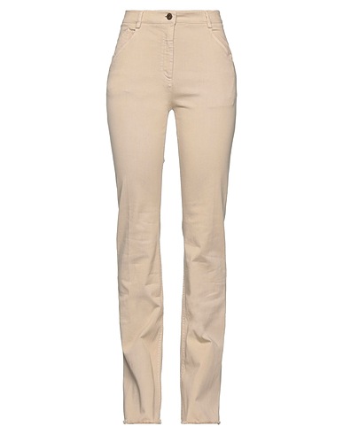 TRUE ROYAL Casual trouser Beige 98% Cotton, 2% Elastane