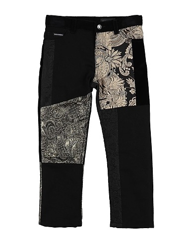 DOLCE&GABBANA Hosen Schwarz 55% Baumwolle, 29% Andere Fasern, 9% Seide, 5% Acryl, 2% Wolle