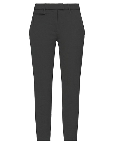 DONDUP Casual pants Dark green 53% Polyester, 43% Virgin Wool, 4% Elastane