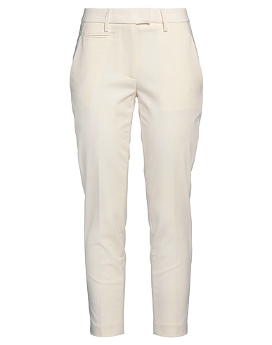 DONDUP Casual pants Ivory 53% Polyester, 43% Virgin Wool, 4% Elastane