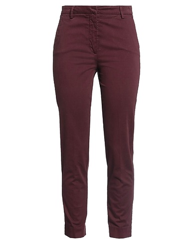 MANILA GRACE Pantalone Bordeaux 97% Cotone, 3% Elastan