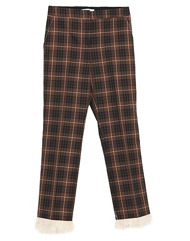 BEATRICE .B Casual trouser Black 55% Polyester, 45% Cotton, Ostrich feathers, Polyamide