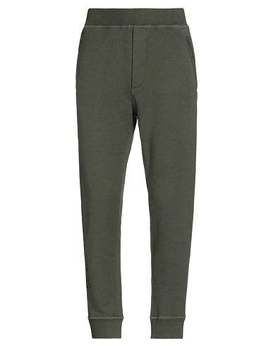 DSQUARED2 Casual pants Military green 100% Cotton, Elastane