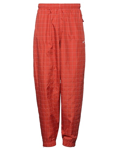 NIKE Casual trouser Rust 100% Polyester, Nylon