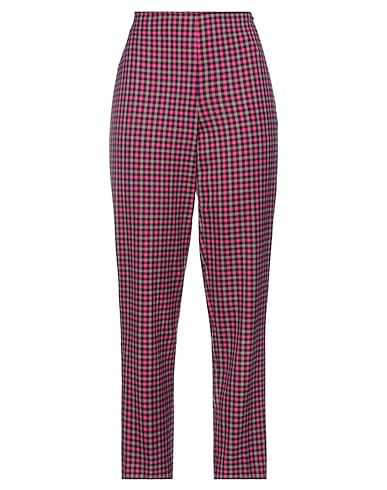 LE COEUR TWINSET Casual trouser Fuchsia 65% Polyester, 32% Viscose, 3% Elastane