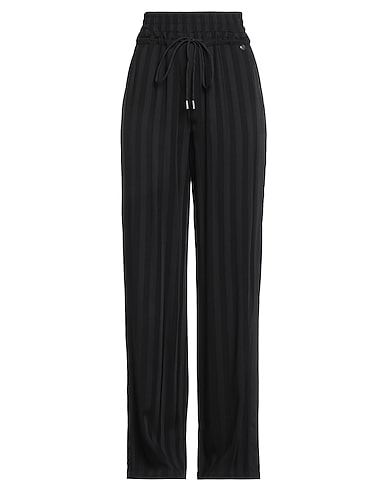 MY TWIN TWINSET Casual trouser Black 100% Viscose, Polyester