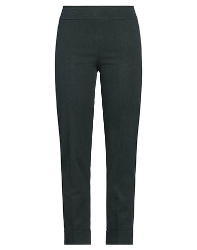 AVENUE MONTAIGNE Casual trouser Deep teal 80% Viscose, 17% Polyester, 3% Elastane