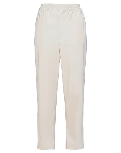 SUOLI Casual trouser Ivory 100% Polyester