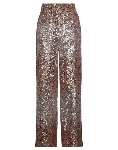 SUOLI Casual pants Brown 90% Polyester, 10% Elastane