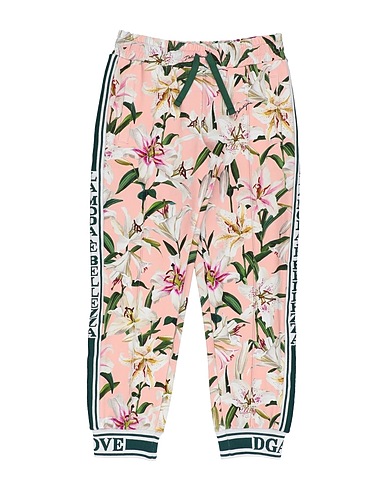 DOLCE&GABBANA Casual trouser Pink 90% Cotton, 10% Elastane