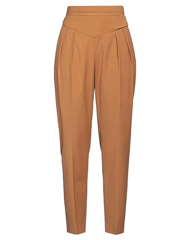REDValentino Casual trouser Brown 60% Viscose, 39% Virgin Wool, 1% Elastane