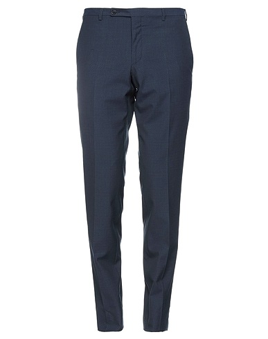 TOMBOLINI Casual pants Blue 60% Virgin Wool, 40% Cotton