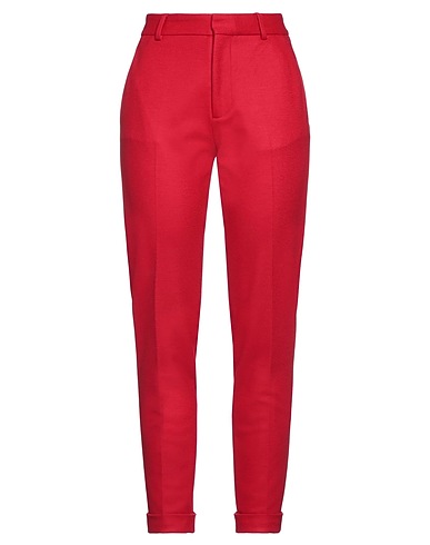 DSQUARED2 Pantalone Rosso 80% Lana, 17% Poliammide metallizzato, 3% Elastan
