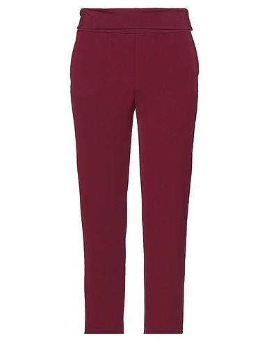 MANILA GRACE Pantalone Bordeaux 96% Poliestere, 4% Elastan