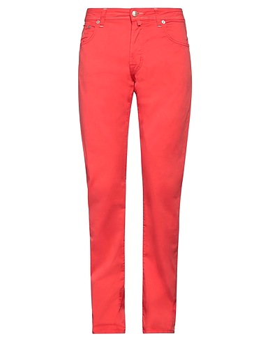 JACOB COHЁN Casual trouser Red 96% Cotton, 4% Elastane