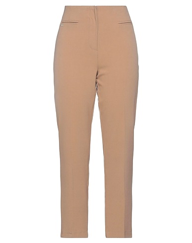 KAOS Casual trouser Sand 68% Polyester, 28% Viscose, 4% Elastane