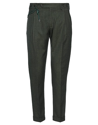 BERWICH Casual pants Dark green 100% Virgin Wool