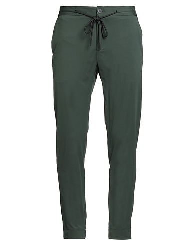 TOMBOLINI Casual pants RUNNING Dark green 85% Polyamide, 15% Elastane