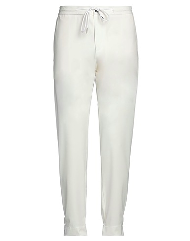 TOMBOLINI Casual trouser RUNNING White 85% Polyamide, 15% Elastane