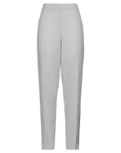 FABIANA FILIPPI Casual pants Light grey 65% Virgin Wool, 29% Linen, 6% Silk, Viscose, Cotton