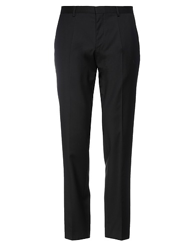 BOSS HUGO BOSS クラシックパンツ ブラック バージンウール 100%