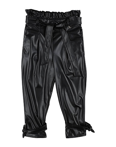 PATRIZIA PEPE Casual trouser Black 60% Polyurethane, 40% Cotton
