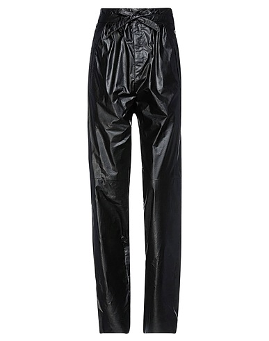 ISABEL MARANT Pantalone Nero 80% Modal, 20% Poliuretano, Cotone