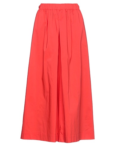TWINSET Casual trouser Coral 67% Cotton, 30% Polyester, 3% Elastane