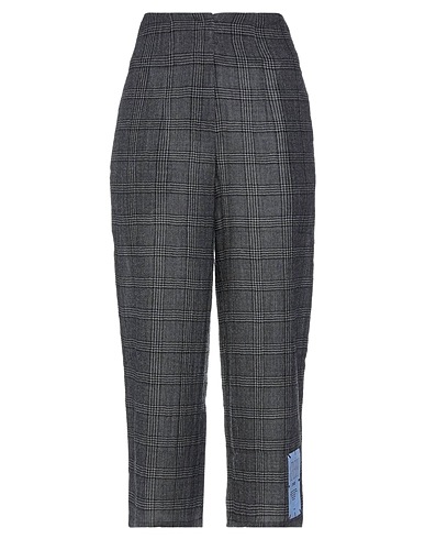 McQ Alexander McQueen Casual trouser Charcoal 56% Cotton, 44% Wool, Polyester
