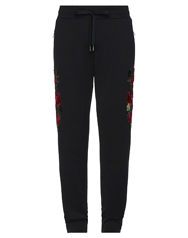 DOLCE&GABBANA Casual trouser Black 100% Cotton, Elastane, Viscose, Polyester, Polyamide
