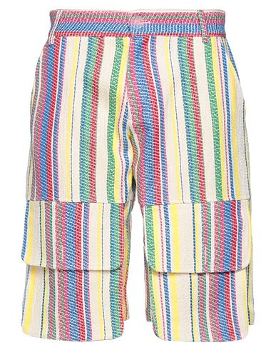 GCDS Shorts & Bermuda Beige 89% Cotton, 7% Acrylic, 3% Other Fibres, 1% Polyamide