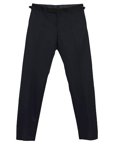 DUNHILL Casual trouser Midnight blue 100% Wool
