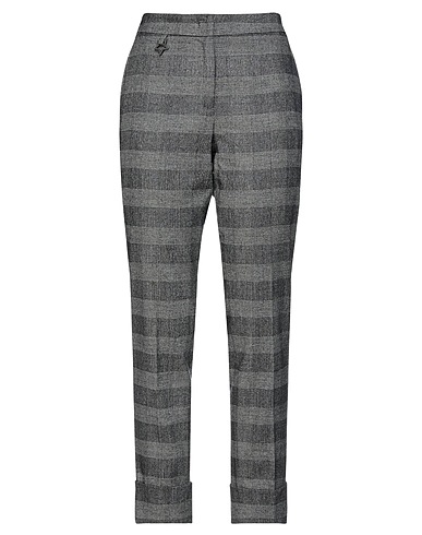 LORENA ANTONIAZZI Casual trouser Lead 91% Virgin Wool, 6% Cashmere, 2% Polyester, 1% Elastane