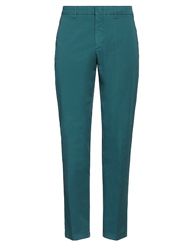 DUNHILL Pantalone Verde petrolio 96% Cotone, 4% Elastan