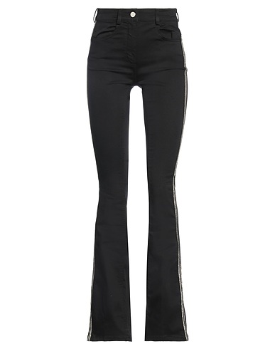 LIU •JO Casual pants Black 58% Cotton, 39% Polyester, 3% Elastane
