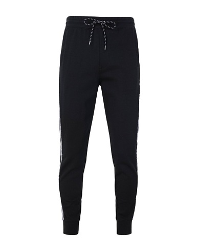 MICHAEL KORS MENS Hosen BLOCKED LOGO JOGGER
 Schwarz 75% Baumwolle, 25% Polyester