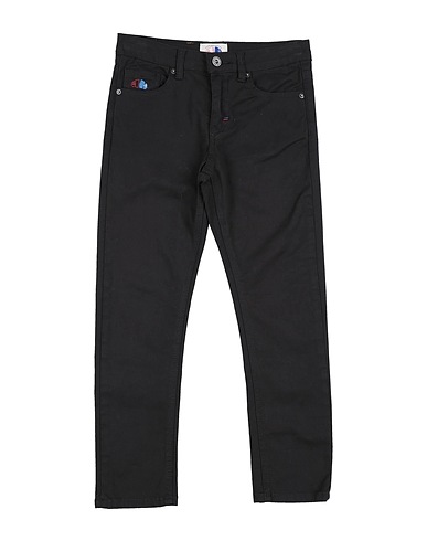 AMERICANINO Casual trouser Black 98% Cotton, 2% Elastane