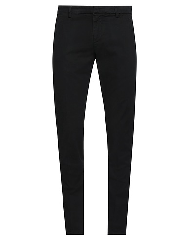 DONDUP Casual pants Black 68% Cotton, 30% Lyocell, 2% Elastane