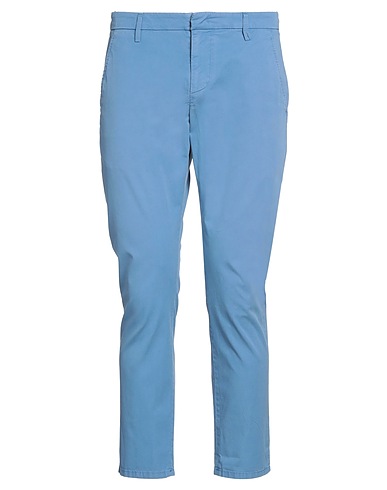 DONDUP Casual trouser Light blue 68% Cotton, 30% Lyocell, 2% Elastane