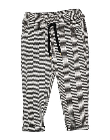 MAËLIE Casual trouser Black 46% Polyester, 37% Viscose, 7% Lurex®, 7% Polyamide, 3% Elastane