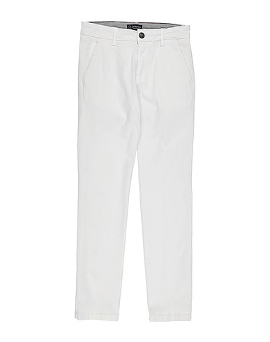 JECKERSON Pantalone Bianco 97% Cotone, 3% Elastan