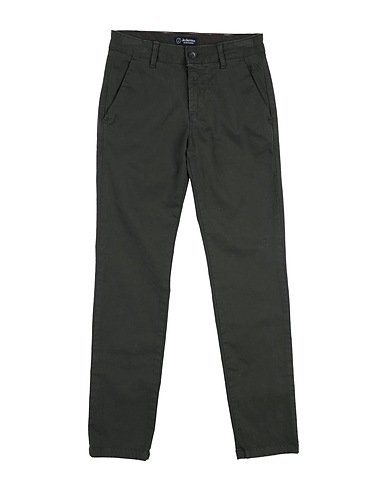 JECKERSON Casual trouser Sage green 97% Cotton, 3% Elastane