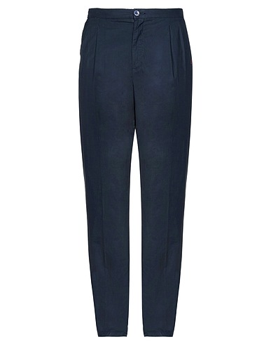 AT.P.CO Casual pants Midnight blue 97% Cotton, 3% Elastane