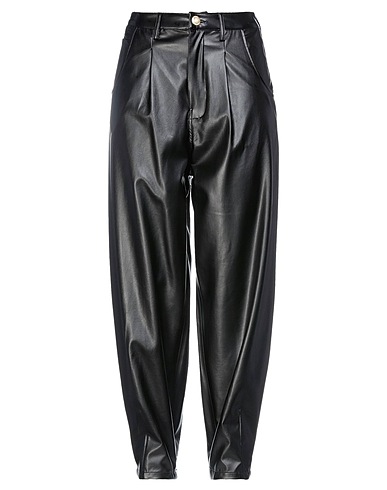 AMEN Casual pants Black 52% Polyurethane, 30% Viscose, 18% Polyester