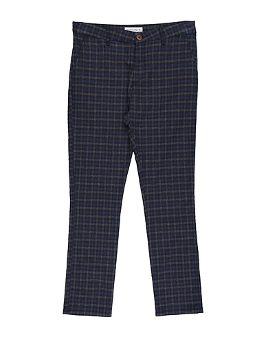MANUEL RITZ Casual pants Midnight blue 80% Cotton, 19% Polyester, 1% Elastane