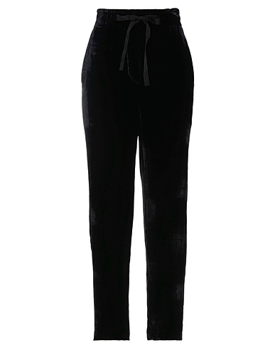BALLANTYNE Casual pants Black 82% Viscose, 18% Silk