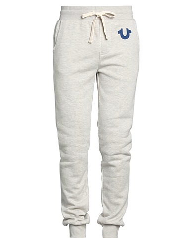 TRUE RELIGION Casual trouser Light grey 60% Cotton, 40% Polyester
