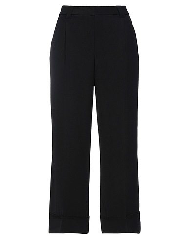 MANILA GRACE Casual trouser Black 96% Polyester, 4% Elastane