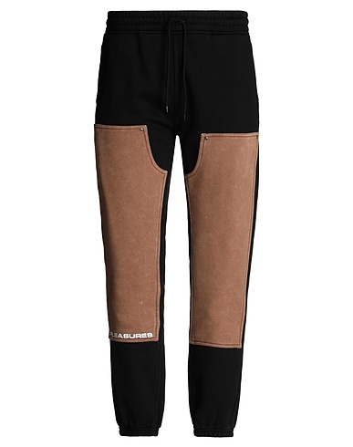 PLEASURES Casual pants Black 65% Cotton, 35% Polyester